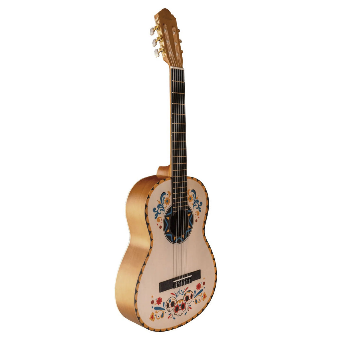 Guitarra Clásica Estudio Día de Muertos 39" — Un Tributo a la Vida, la Música y México