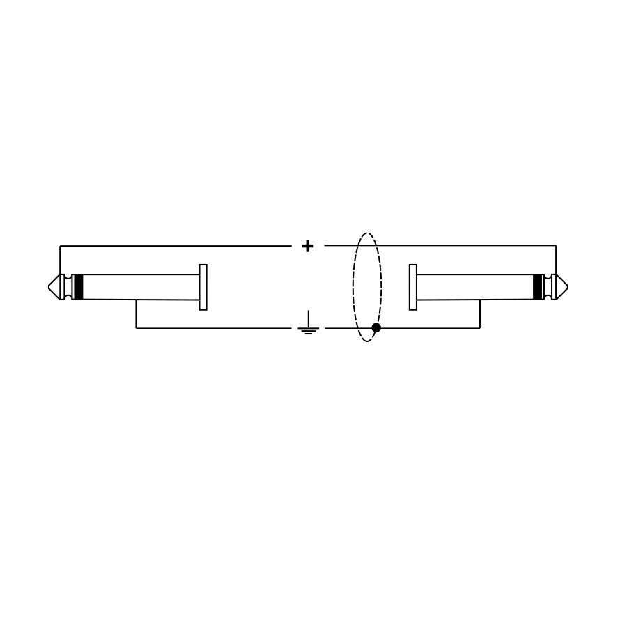 Cable Para Instrumento Quiklok RKSI/200-6 Plug A Plug 6.3 Mono