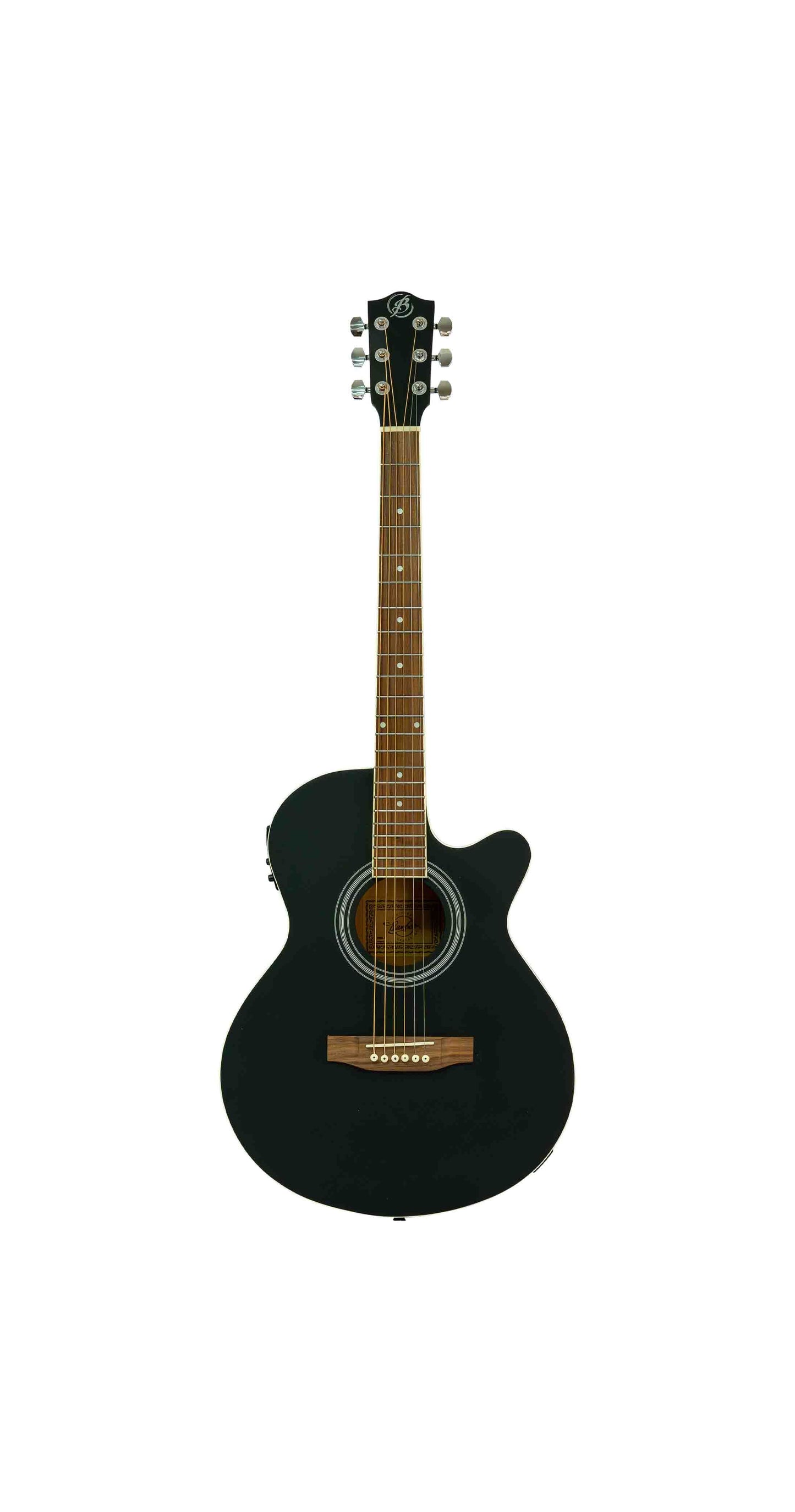 Guitarra electroacústica Bamboo GA-40-BK-Q - Incluye Funda