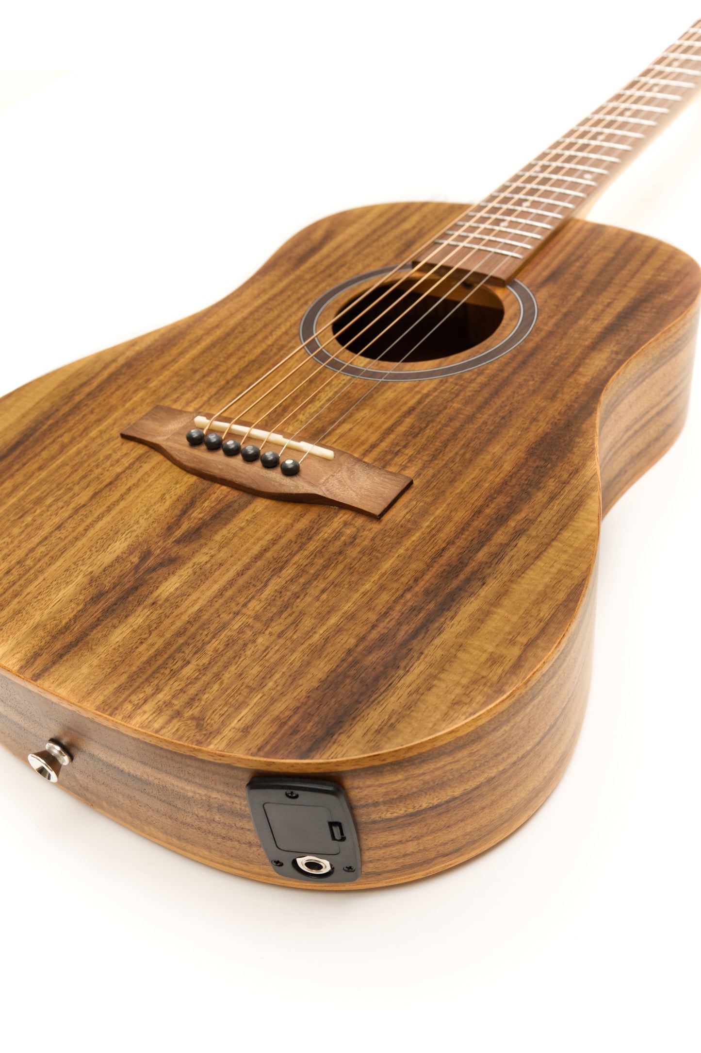 Guitarra Electroacústica Bamboo Travel Koa 34" - Incluye Funda