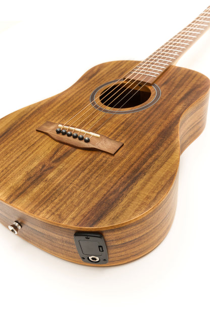 Guitarra Electroacústica Bamboo Travel Koa 34" - Incluye Funda