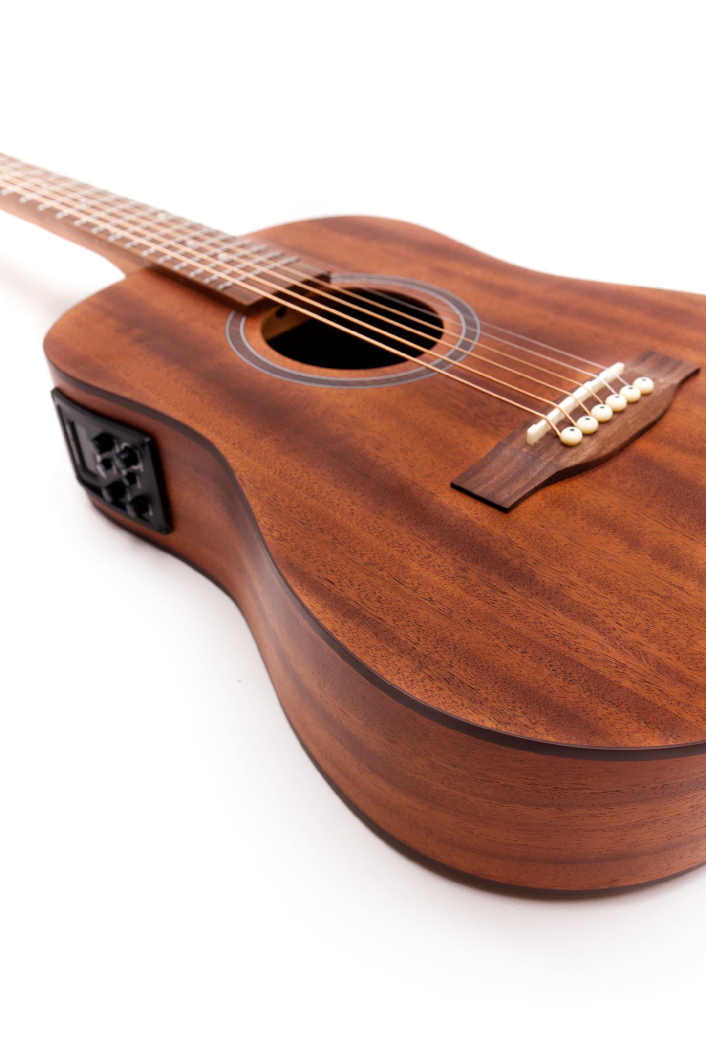 Guitarra Electroacústica Bamboo Travel Mahogany 34" - Incluye Funda