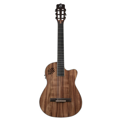 Guitarra Electroclásica Bamboo Pro Slim Koa 39" con Funda Acolchada