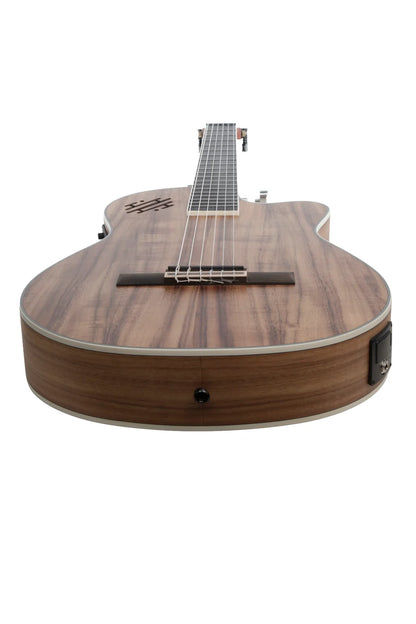 Guitarra Electroclásica Bamboo Pro Slim Koa 39" con Funda Acolchada