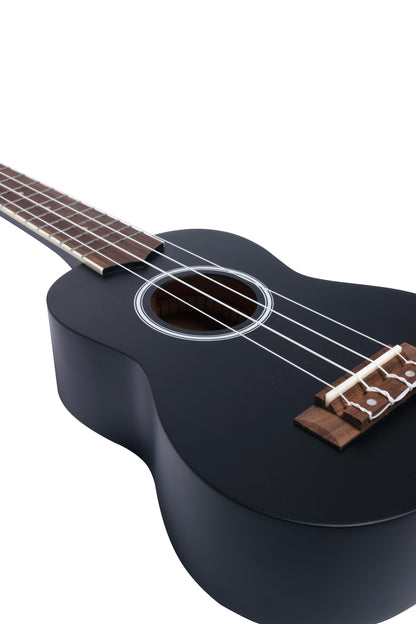 Ukulele Soprano Bamboo U-21-BK – Incluye Funda