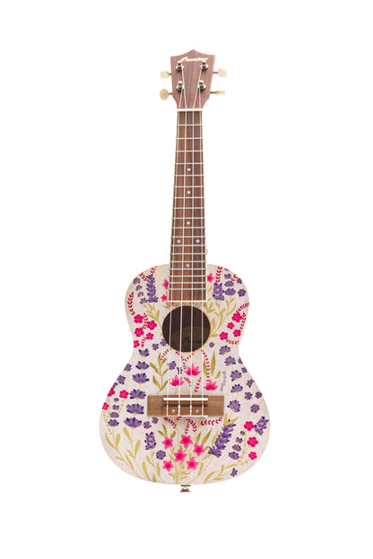 Ukulele Concierto Bamboo U-23-LAVENDER-S – Incluye Funda