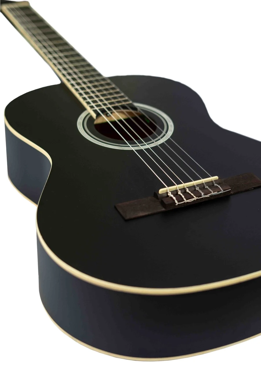 Guitarra Clásica Bamboo Estudio Negra 39” GC-39-BK-AR con Funda