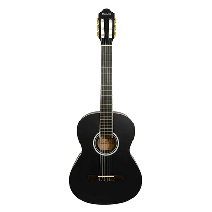 Guitarra Clásica Bamboo Estudio Negra 39” GC-39-BK-AR con Funda
