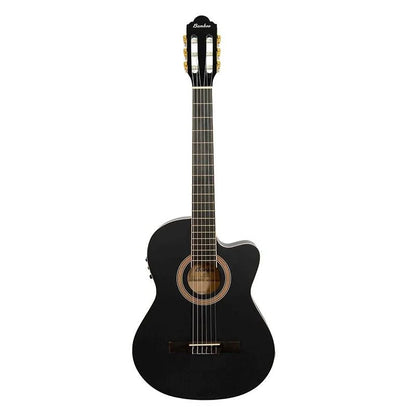 Guitarra Electroclásica Bamboo Studio Negra 39" con Funda