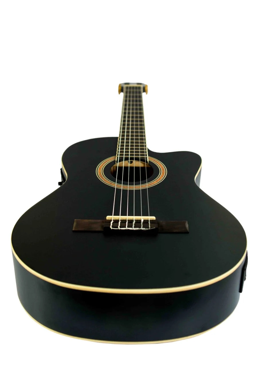 Guitarra Electroclásica Bamboo Studio Negra 39" con Funda