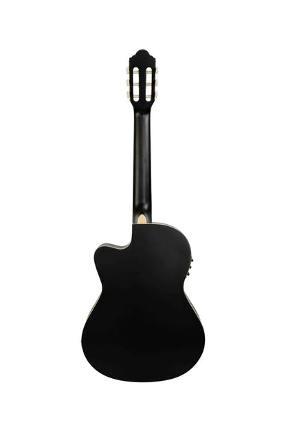 Guitarra Electroclásica Bamboo Studio Negra 39" con Funda