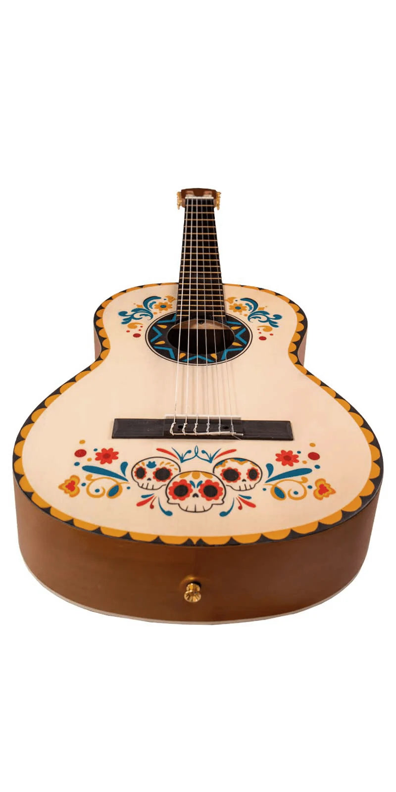 Guitarra Clásica Estudio Día de Muertos 39" — Un Tributo a la Vida, la Música y México