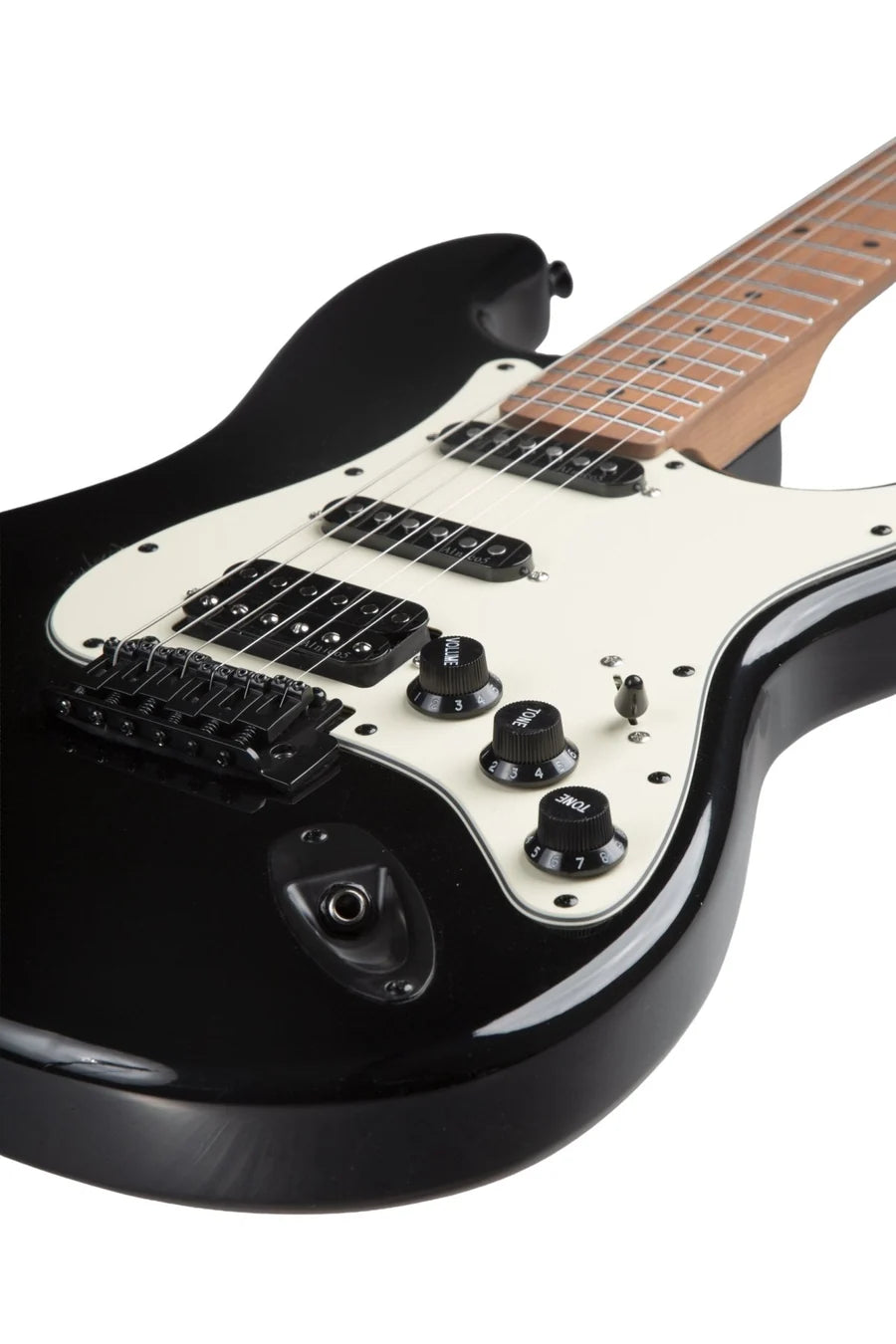 Guitarra Eléctrica Solar S-Style SSH Negra