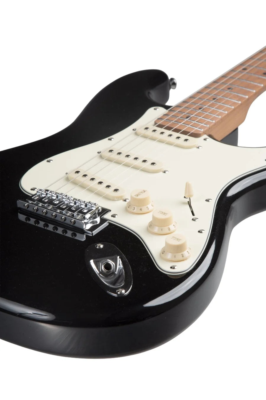 Guitarra Eléctrica Solar S-Style SSS Negra