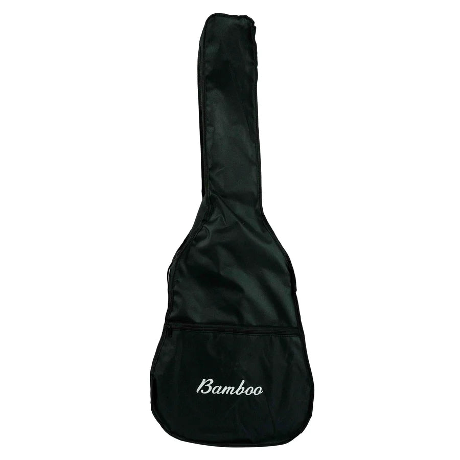 Guitarra Electroclásica Bamboo Studio Negra 39" con Funda